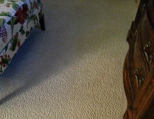 After Cleaning Spot from Carpet