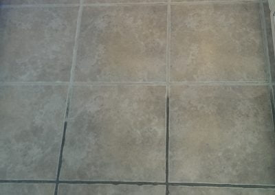 Half-Cleaned Grout | Tile and Grout Cleaning